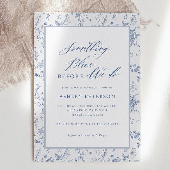 Victorian Something Blue We Do Wedding Shower