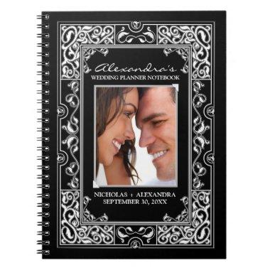 Vignette Bride's Wedding Planner Notebook (black)