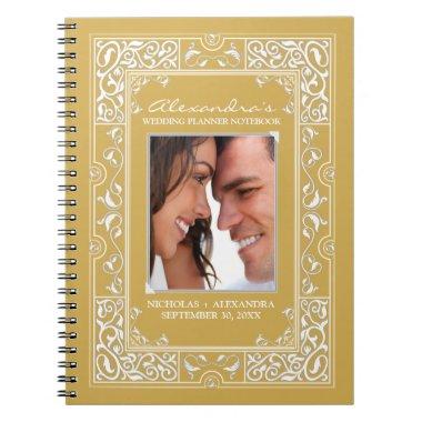 Vignette Bride's Wedding Planner Notebook (gold)