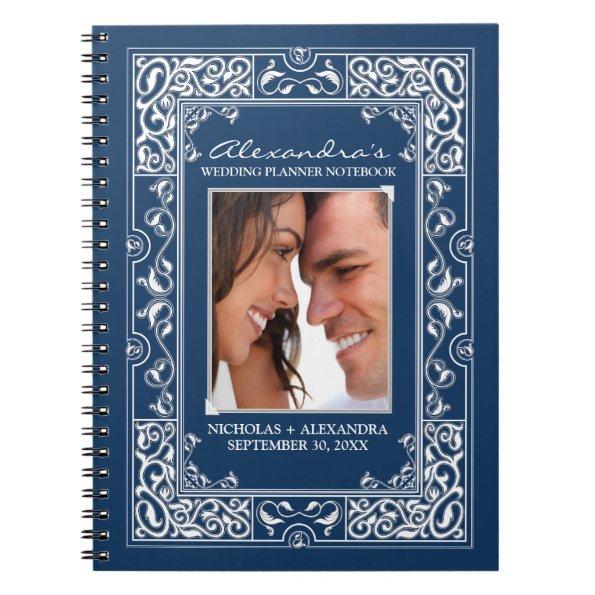 Vignette Bride's Wedding Planner Notebook (navy)