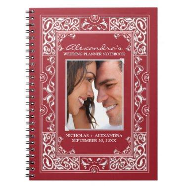 Vignette Bride's Wedding Planner Notebook (red)