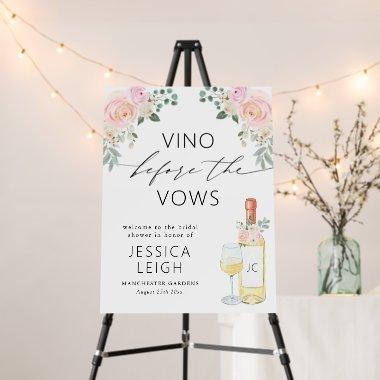 Vine Before The Vows White Wine  Foam Board