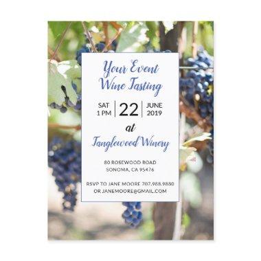 Vineyard Any Event Wine Tasting Party Invitation Post