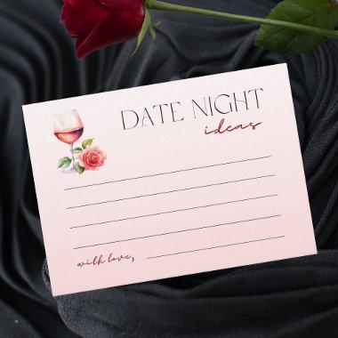 Vino Before Vows Bridal Shower Date Night Ideas Enclosure Invitations