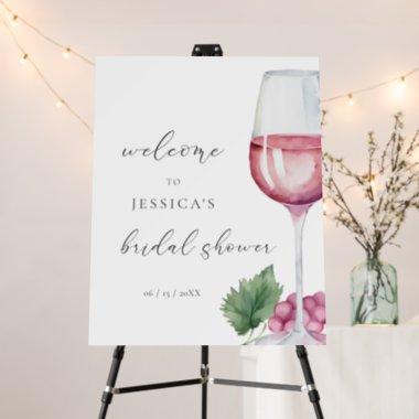 Vino before Vows Bridal Shower Welcome Sign