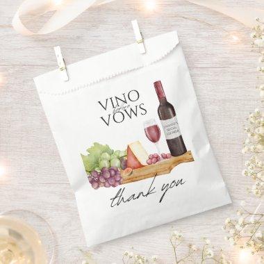 Vino before Vows Charcuterie  Favor Bag