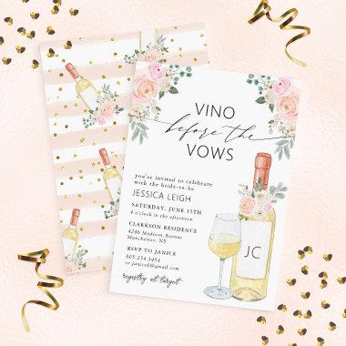 Vino Before Vows Wine Bridal Shower Invitations