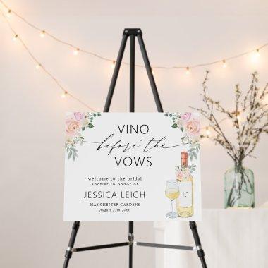 Vino Before Vows Wine  Foam Board