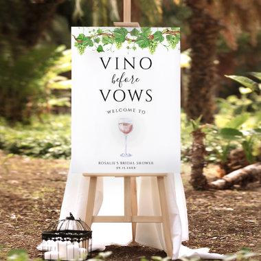Vino Before Vows Wine Bridal Shower Welcome Sign