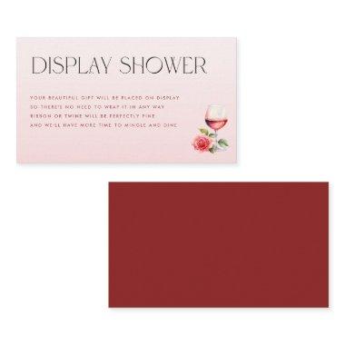Vino Before Vows Wine Display Shower  Enclosure