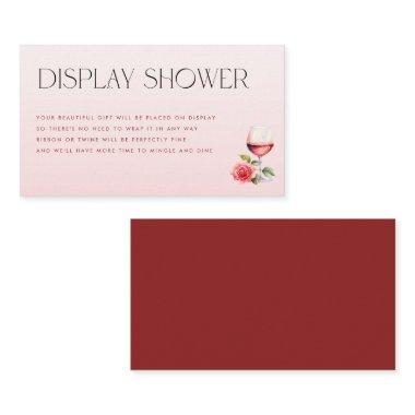 Vino Before Vows Wine Display Shower Bridal Shower Enclosure Invitations