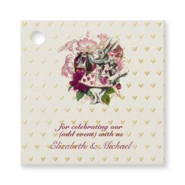 Vintage Alice in Wonderland Tea Party Custom Party Favor Tags