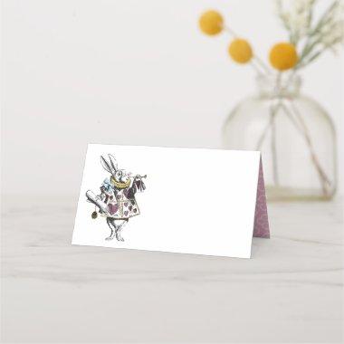 Vintage Alice in Wonderland White Rabbit Pink Place