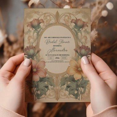 Vintage Art Nouveau Floral