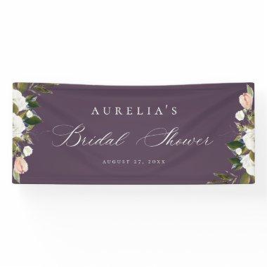 Vintage Botanical Floral Bridal Shower Banner