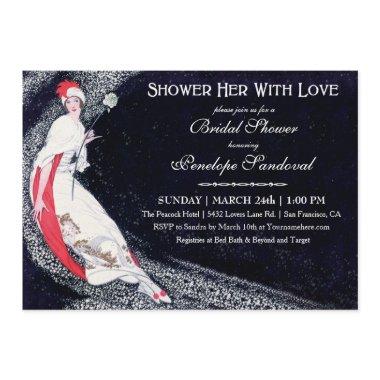 Vintage Bridal Shower Invitations