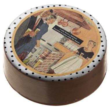 Vintage  Kitchen Cocktails Funny Chocolate Covered Oreo