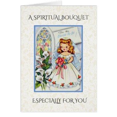 Vintage Bridal Shower Spiritual Bouquet