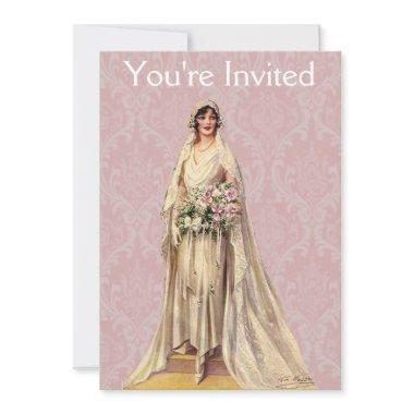 Vintage Bride Invitations