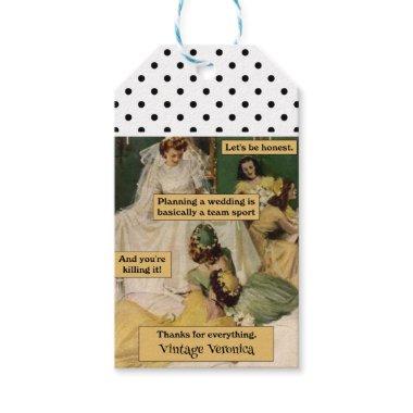 Vintage Bridesmaid Personalized Thank You Gift Gift Tags