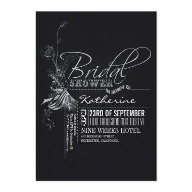Vintage Chalkboard  Invites