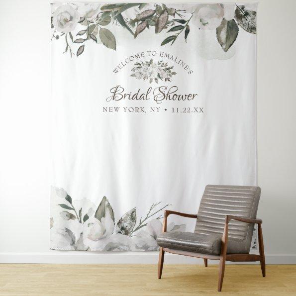 Vintage Cherish Bridal Shower Photo Prop Backdrop