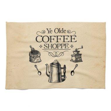Vintage Coffee Shop Towel
