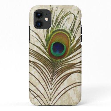 vintage damask Peacock Feathers iphone5 case