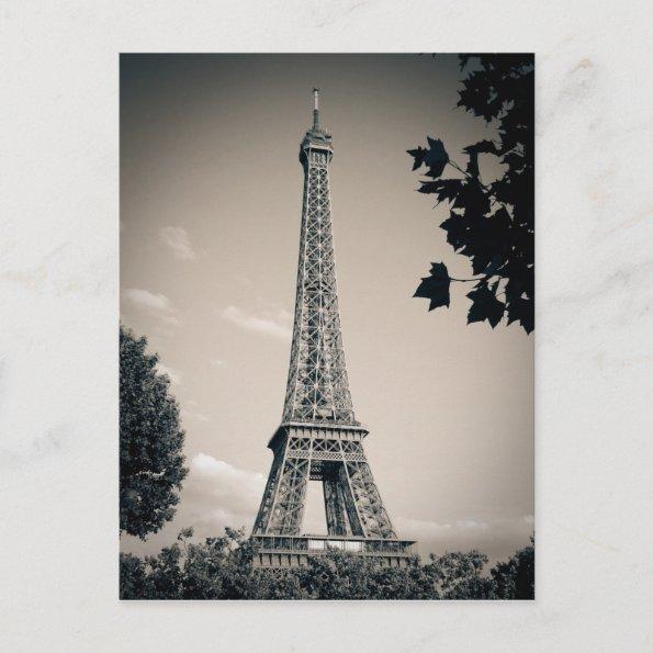 Vintage Eiffel Tower Bridal Shower Game PostInvitations