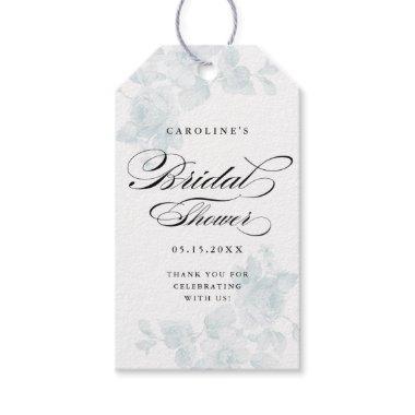Vintage floral bridal shower favor tag | gift tag