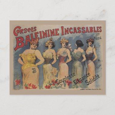 Vintage French Lingerie Wedding Shower Invitations