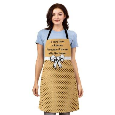Vintage Funny  / House Warming Party Apron