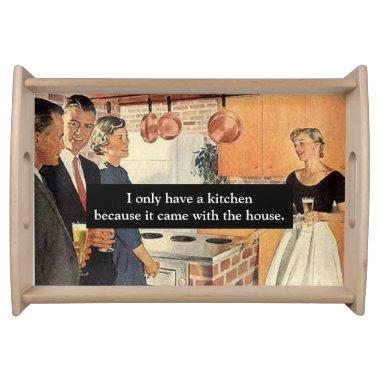 Vintage Funny Bridal Shower / House Warming Party Serving Tray