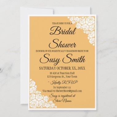 Vintage Funny Bridal Shower Personalize Invitations