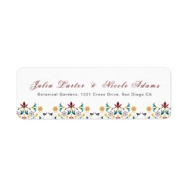 Vintage Geometry Intricate Classical Motif Wedding Label