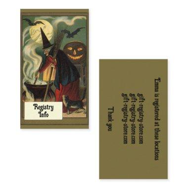 Vintage Halloween Witch  Party Enclosure