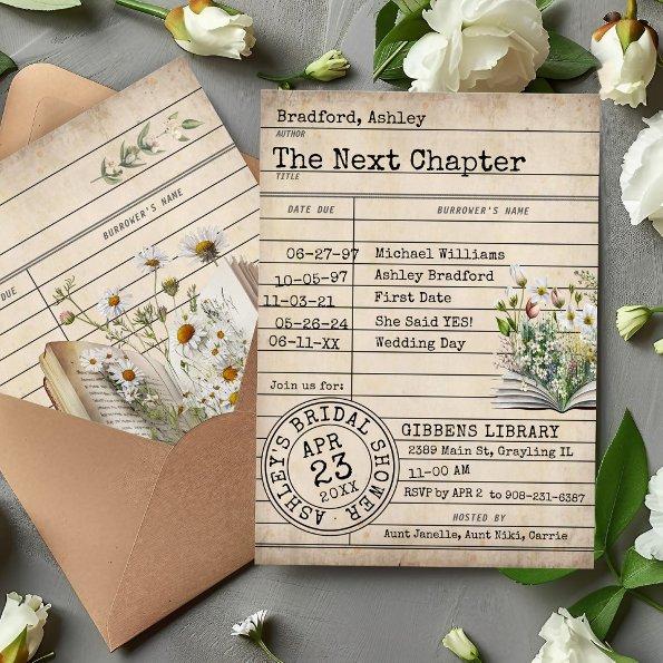 Vintage Library  Floral Books
