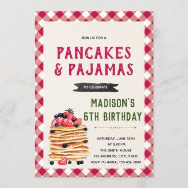 Vintage pancake shower party Invitations
