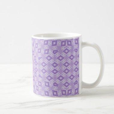 Vintage Pattern Purple Diamond Mug