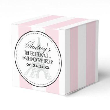 Vintage Pink Eiffel Tower Paris  Favor Boxes