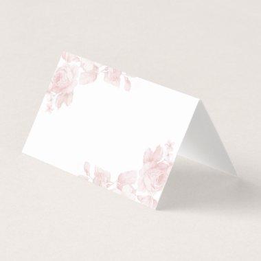 Vintage roses blank place Invitations