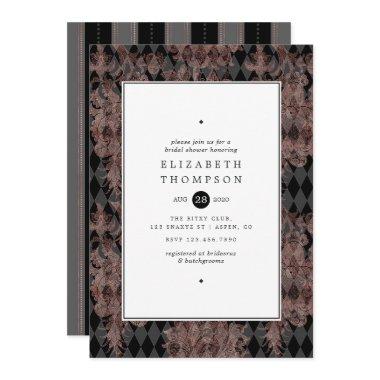 Vintage Shabby-Chic Bridal Shower Invitations