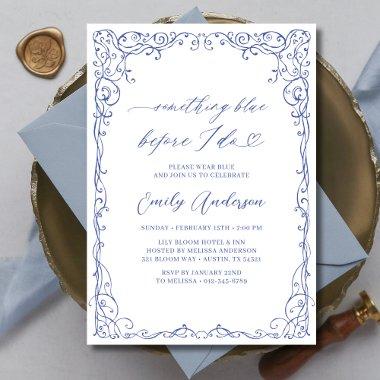Vintage Something Blue Frame Elegant