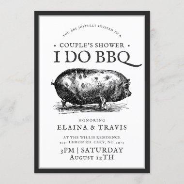 Vintage Style | I Do BBQ | Couple's Shower Invitations