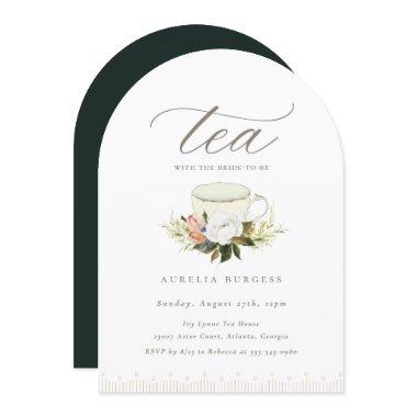 Vintage Teacup Floral Tea Party