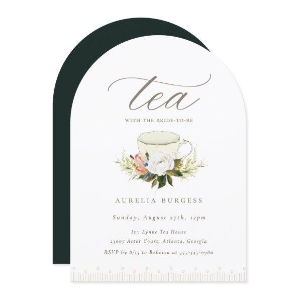 Vintage Teacup Floral Tea Party