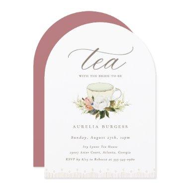 Vintage Teacup Floral Tea Party