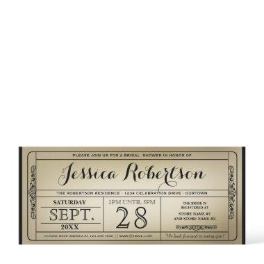 Vintage Ticket Style