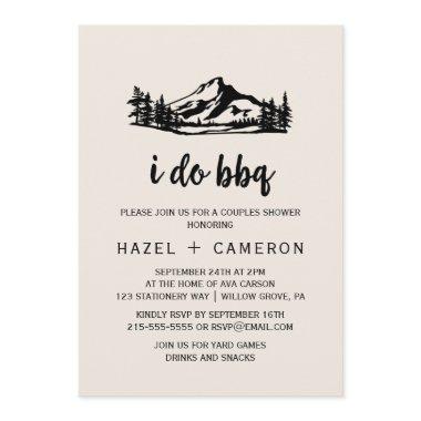 Vintage Wilderness I Do BBQ Invitations