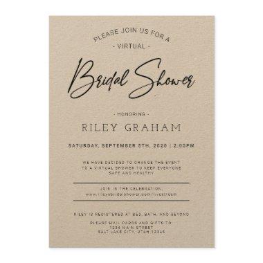 Virtual Bridal Shower Invitations